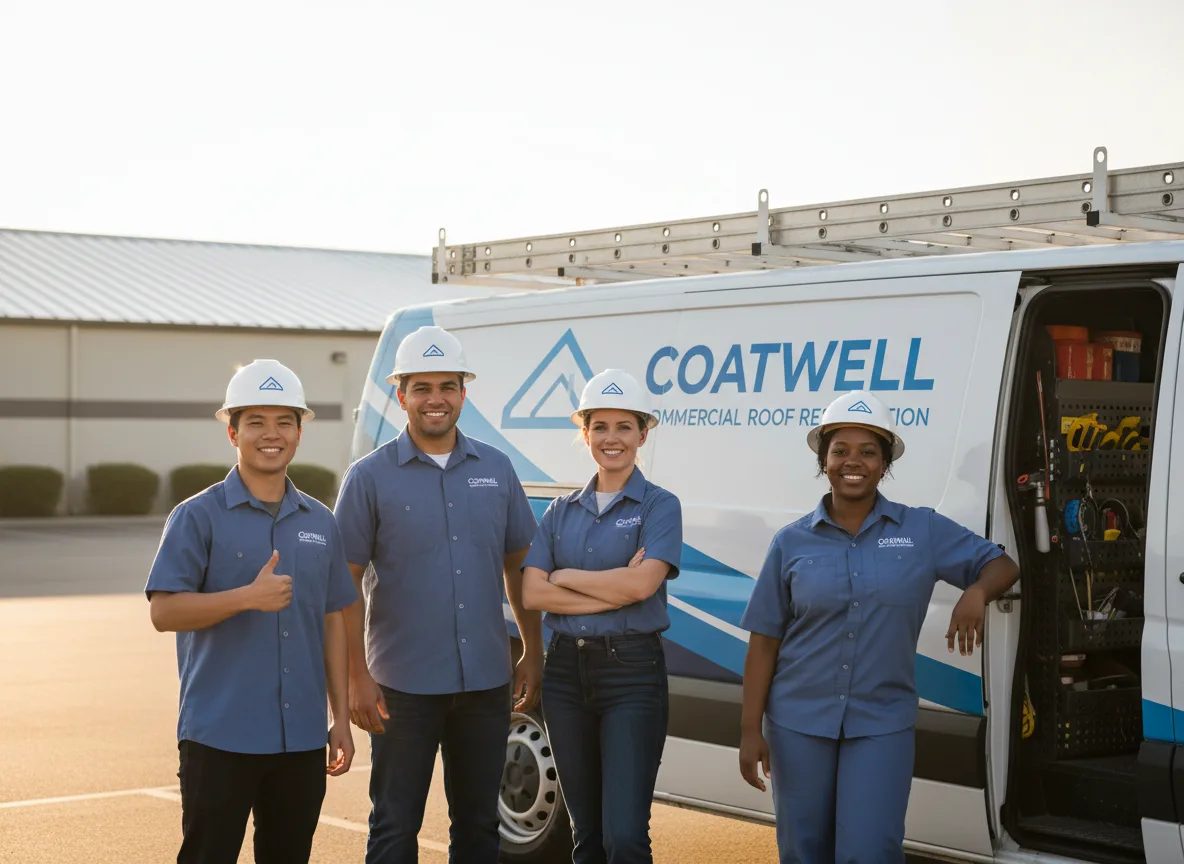 Commercial roof coating company in Ghent, MN